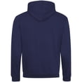 thumbnail image 1 of Awdis - Sudadera con capucha Modelo Varsity - Correr/Fitness/Gym/Deporte (Marino oxford/ Amarillo sol), 1 of 3