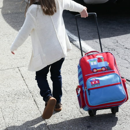 Wildkin Trains, Planes & Trucks Rolling Suitcase (Best Luggage For Plane Travel)