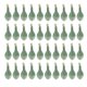 thumbnail image 2 of 40 Uds. Globos verdes de confeti de látex para decoración de bodas, cumpleaños, fiestas navideñas, 2 of 8