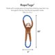 thumbnail image 2 of Juguete de Cuerda para Perros ZippyPaws RopeTugz Perezoso Chirriante, 2 of 8