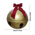 thumbnail image 3 of Bola inflable navideña decorada de 45/60 cm para exteriores, de PVC, gigante, grande, para decorar árboles de Navidad, juguete de bola decorativa, 3 of 5