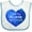 White and Blue, variant on Inktastic I Love My Meemaw Berry Much Boys or Girls Baby Bib