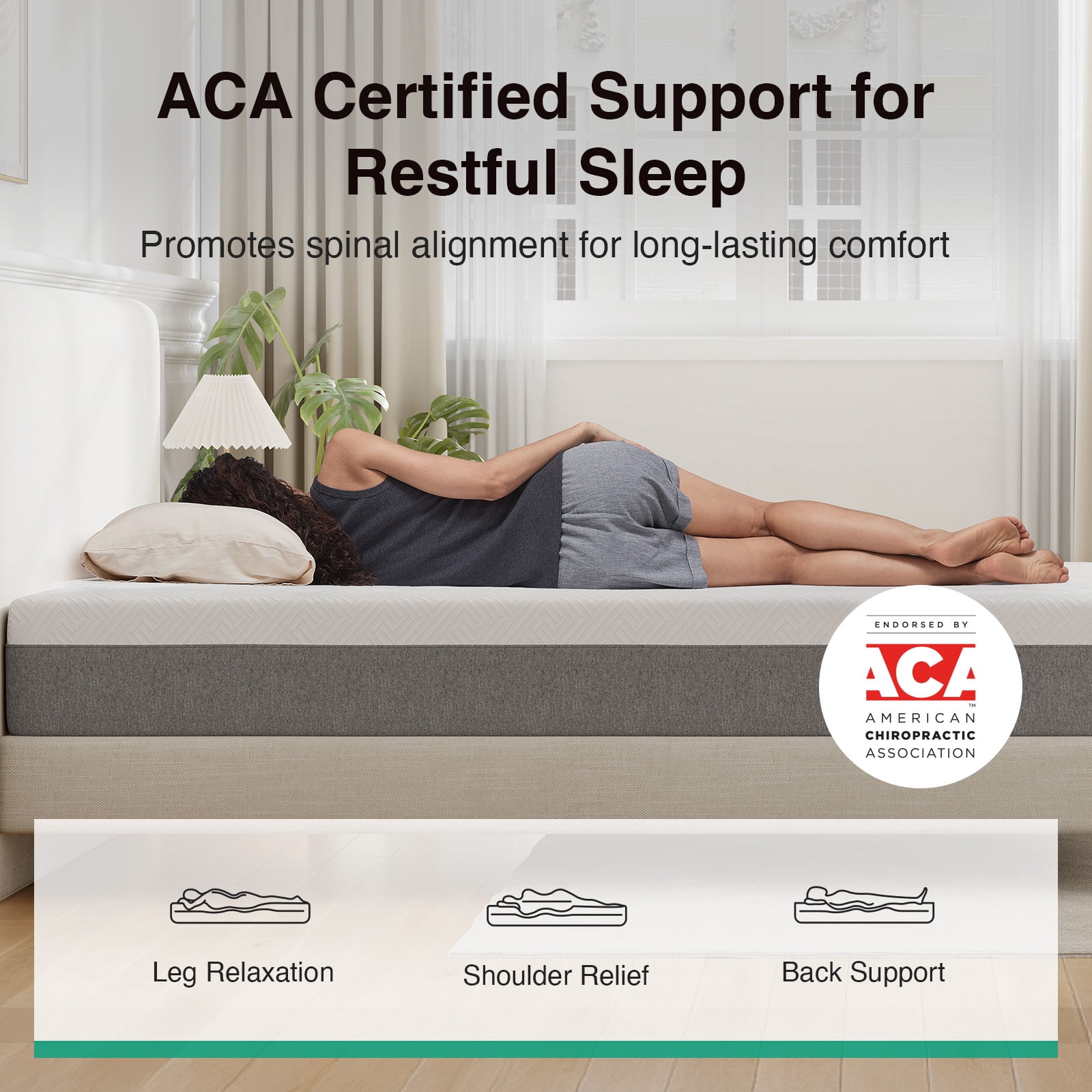Novilla Twin Memory Foam Mattress 10 Inch, Twin Size Mattress in a Box with Comfort Foam for Back Pain Relief & Body Support & Cool Night Sleep, CertiPUR-US Certified