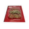 thumbnail image 2 of Holiday Time Metal 10ct Snowflake Hooks Ornaments - Gold, 2 of 4