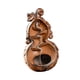 thumbnail image 1 of Quemador de incienso de reflujo de calabaza, estatua de calabaza para decoración de interiores, oficinas y hogares. Marrón, 1 of 7