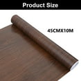 thumbnail image 5 of Durable Washable Dark Walnut Contact Paper, Peel and Stick Wallpaper for Countertop Desk Table Cabinets, 5 of 5