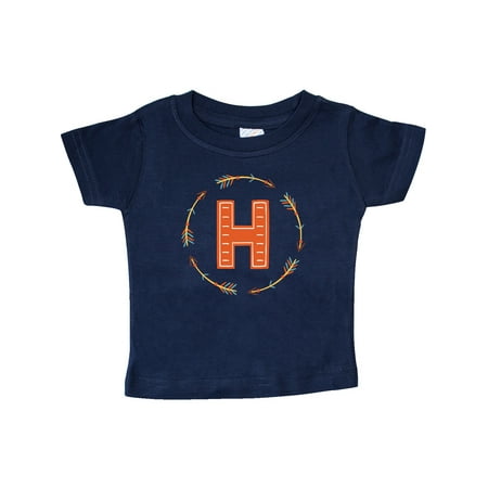 

Inktastic Letter H Tribal Arrow Monogram Gift Baby Boy or Baby Girl T-Shirt