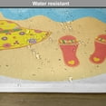 thumbnail image 6 of Ambesonne Lighthouse Place Mats Set of 4, Minimal Doodle Ocean, Standard Size, Multicolor, 6 of 6