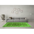 thumbnail image 3 of Ahgly Company Indoor Round Oriental Green Industrial Area Rugs, 8' Round, 3 of 4