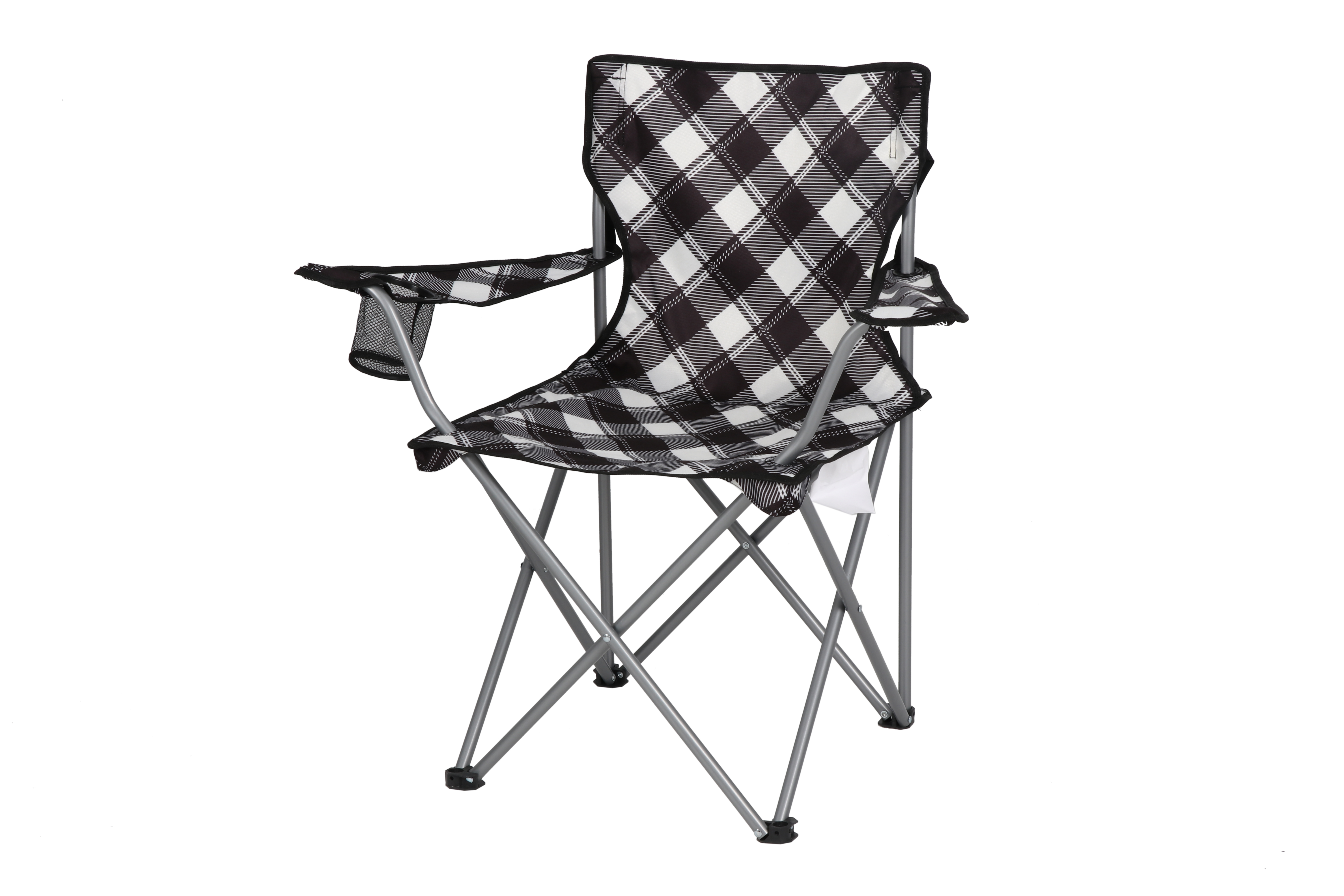 Ozark Trail Blanket and Two Chair Combo, Adult, Black White - image 4 of 14