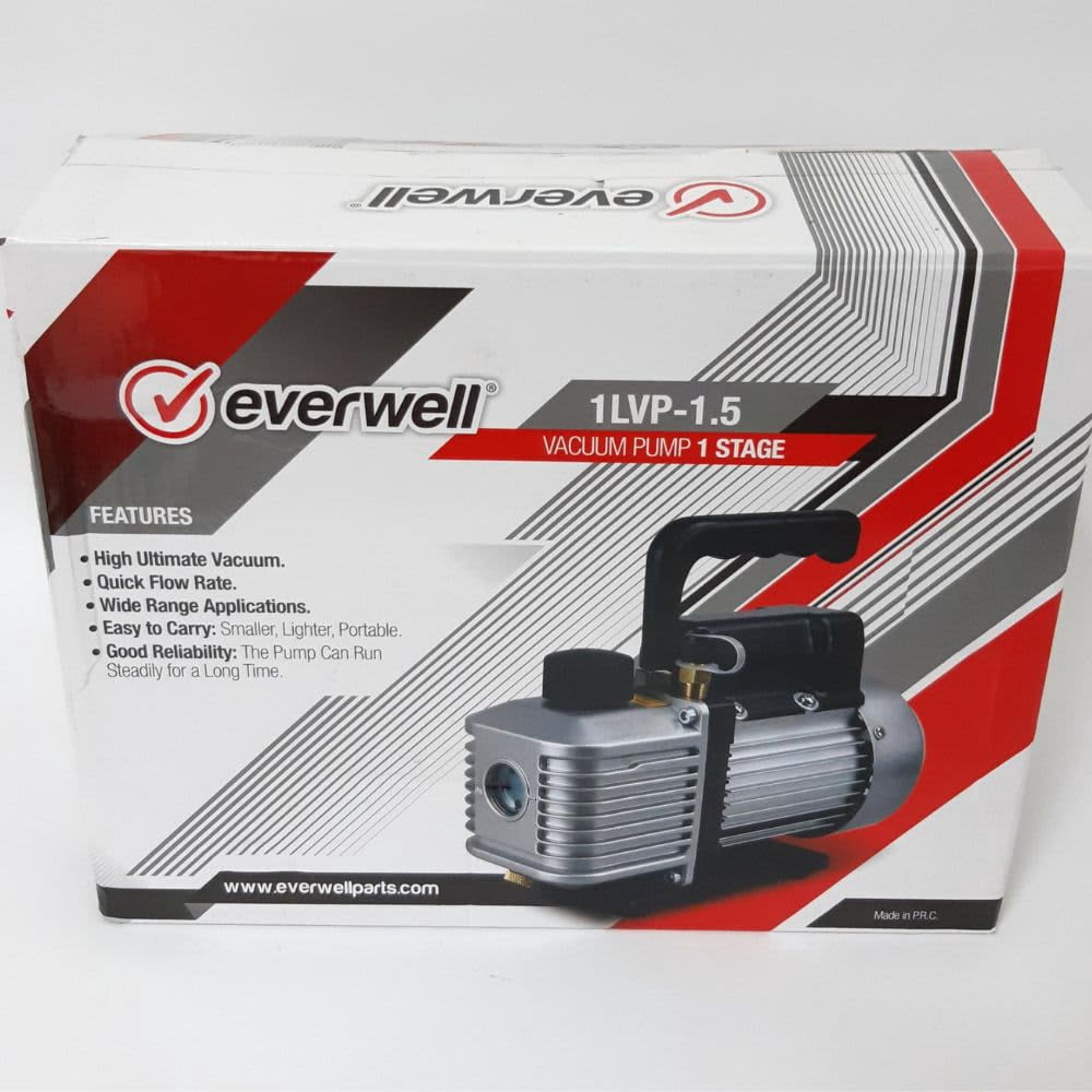 Everwell 7.0 CFM 3/4 HP 2-Stage Vacuum Pump 115-220V/50-60HZ