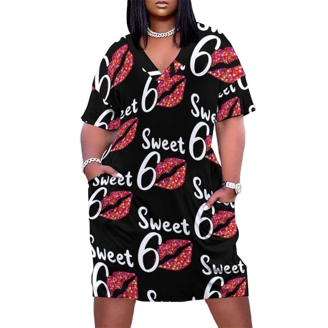 Sweet sixty-Vestido largo de 60 años para cumpleaños vestidos holgados con bolsillo para fiesta de boda