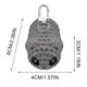 thumbnail image 2 of Llavero de hámster lindo animal peluche llavero pajarita juguete decoración del escritorio del hogar (C), 2 of 2
