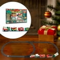 thumbnail image 5 of ievspot Christmas Electric Track Train Toy with Light Sound Battery Operated Educational Classical Train Toy with Locomotive Carriages Track Toddlers Gift, 5 of 8