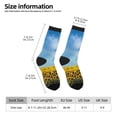 thumbnail image 2 of Sigee Blooming Sunflower Field for Contrast Design Soft Moisture-Wicking Socks Crew Casual Athletic Stretchy Loose Middle Tube Socks, 2 of 6
