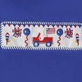 thumbnail image 6 of NOLDARES American Flag Toddler Baby Boy Outfit Short Sleeve Round Neck T-Shirt + Elastic Waist Shorts 2Pcs Summer Clothes for 4th of July(Blue,6-12 M), 6 of 8