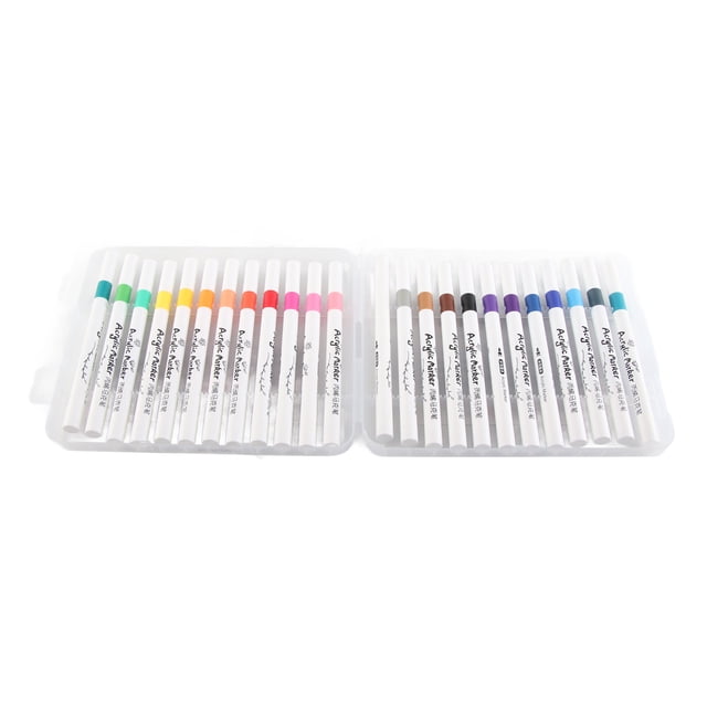 Rotuladores De Pintura, Rotuladores De Pintura Acrílica Para Pintura DIY Para Vidrio, Madera, Piedra, Tela, Metal, Cerámica, Pintura, Lienzo, Huevos De Pascua, Kit De Calabaza