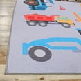 thumbnail image 3 of Superior Country Trucking Non-Slip Kids Playroom Nursery Washable Indoor Area Rug, 5' x 8', 3 of 10
