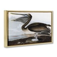 thumbnail image 4 of Stupell Industries Classic Pelican at Beach Animals & Insects Painting Gold Floater Framed Canvas Art Print Wall Art, 31 x 21, 4 of 10