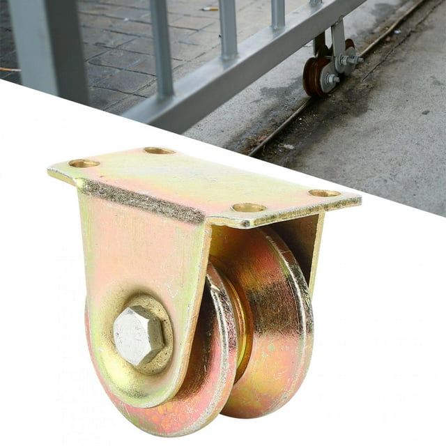 Rueda Industrial Duradera Portátil, Rueda Con Ranura En V De Acero 45, Para Puerta Corrediza, Guía Industrial, Puerta Corrediza, Fábrica Industrial OTVIAP Industrial Wheel