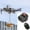 Black, variant on Universal Drone Airdrop System,Transport Release Delivery Drop Airdrop Fishing with Bait Release for Wedding Scene Fishing Bait & Rescue Accessories ,Series Drone Accessories (Airdrop Device)