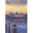 thumbnail image 4 of Mukilteo, Washington, Ferry Sunset and Gull (1000 Piece Puzzle, Size 19x27, Challenging Jigsaw Puzzle for Adults and Family, Made in USA), 4 of 4