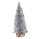thumbnail image 4 of Árbol de Navidad artificial de mesa, decoración navideña para fiestas. Plata 15cm, 4 of 9