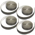 thumbnail image 1 of Rhinestone Iron On Patch 4 Set Decorative Applique For Bridal Dress Belt 90X1.3Cm Workmanship Iron-On Functionality, 1 of 4