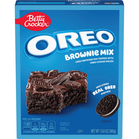 Pack of 2 Betty Crocker Oreo Brownie Mix, 13.6 OZ