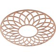 thumbnail image 2 of 36"OD x 12 1/4"ID x 1/4"T Cannes Wood Fretwork Pierced Ceiling Medallion, Cherry, 2 of 3