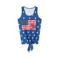 thumbnail image 3 of Coduop Independence Day Mommy and Me Vest Women Girls 4th of July Sleeveless Stars Stripes Tank Top, 3 of 10