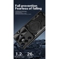 thumbnail image 5 of TECH CIRCLE For Samsung Galaxy S26+ Slim PC+TPU Case with 360° Rotatable Magnetic Metal Kickstand and Slide Camera Lens Protector Heavy Duty Shockproof Cover,Silver, 5 of 11