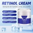 thumbnail image 4 of Xihbxyly Oferta de iluminación Crema facial con retinol Crema hidratante con retinol Crema facial anti-arrugas con retinol Reduce las arrugas y realafirma 50 ml, 4 of 7