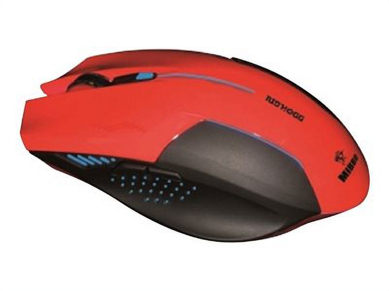 Mibru Nidhogg Ergonomic Gaming Mouse - Mouse - right-handed - optical - 5 buttons - wired - USB - red - image 5 of 6