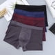 thumbnail image 2 of 4 unids/lote de ropa interior para hombre, Boxer para hombre, Boxershorts de malla de seda helada, bragas de talla grande, calzoncillos transpirables sexis de verano 40-100KG, 2 of 5