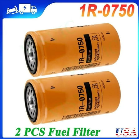 2x 1R-0750 fuel filter 1R0750 for Chevy GMC Duramax FF5320 33528