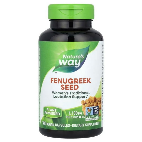 Nature's Way Fenugreek Seed - 180 Capsules