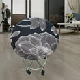 thumbnail image 3 of Stretchable Round Bar Stool Cover 11-16" Washable Dustproof Elastic Seat Cover Polyester 28-40cm for home and hotel, 3 of 8