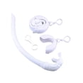 thumbnail image 1 of Yuarrent Tubo de esnórquel plegable profesional Unisex, tubo de buceo enrollable, manguera de respiración húmeda, equipo para exteriores, Deportes acuáticos Blanco, 1 of 6