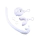 thumbnail image 1 of Toystoory Tubo de esnórquel plegable profesional con caja de almacenamiento, manguera de respiración para buceo, equipo para deportes Deportes acuáticos Blanco, 1 of 6