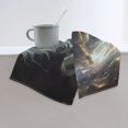 thumbnail image 6 of Bingfone Space White Horse Ultra Absorbent & Soft Hand Towels for Bath, Hand, Face, Gym and Spa-27.5x16in, 6 of 8
