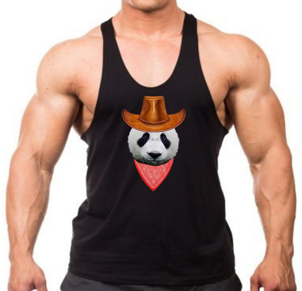 Interstate Apparel Mens Cowboy Panda B1284 Gray Mesh Gym Shorts 