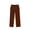 Brown, variant on Gunia Girls Sweatpants Baggy Wide Leg High Waisted Soft Stretch Casual Pants With Pockets Comfortable Everyday Wear Athletic Pants 5-14 Years