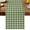 Green, variant on Brown Plaid Dining Table Runner, Country Rustic Farmhouse Classic Minimalist Checkered Washable Table Runners Kitchen Coffee Table Center Decor for Home Party Holiday Wedding 13 x 48 Inches