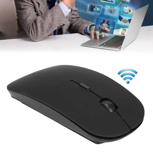 Mouse, Ergonomic Design USB Mouse Smart Power Saving Technology Laptop Mouse Smart Slim Mini Portable Mouse for Office for Home Pink,Black,Blue