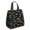 Dinosaur Skeleton Black, variant on Dinosaur and Volcano Green Pattern Insulated Lunch Bag for Women Men, Large Portable Soft Cooler Tote, Thermal Food Storage Bag with Pearl Cotton, 8.66L, 8.75"x5.75"x9.5"