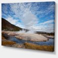 thumbnail image 2 of Yellowstone under Bright Clouds - Landscape Canvas Art Print, 2 of 3