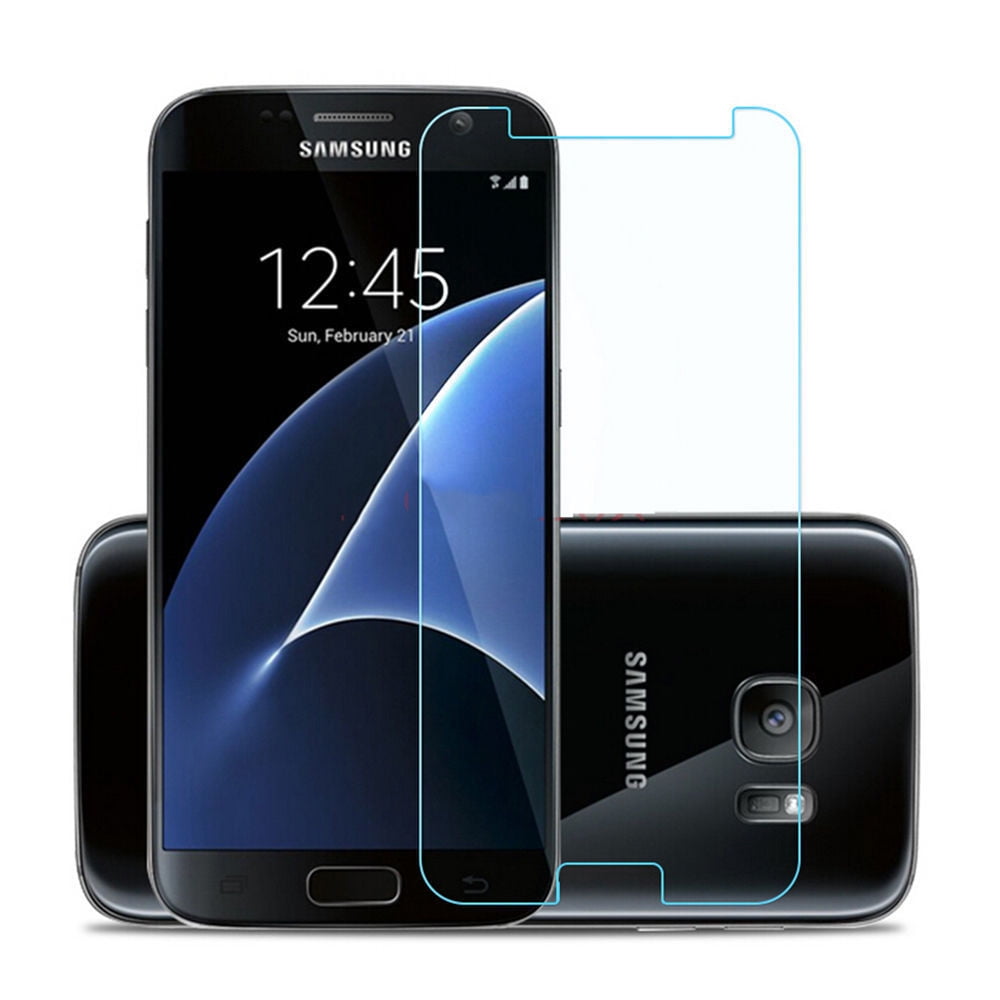 schraper douche Spaans Samsung Galaxy S7 Tempered Glass Screen Protector - Walmart.com