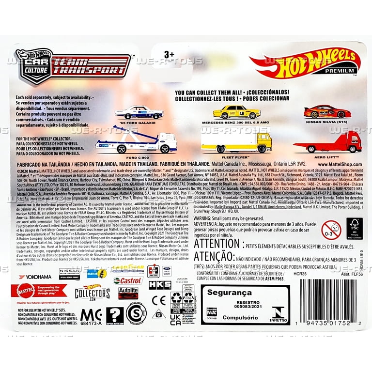 Hot Wheels Nissan Silvia Aero Lift Team Transport - Premium Car Culture Die-Cast Set
