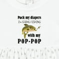 thumbnail image 4 of Inktastic Pack My Diapers I Am Going Fishing with Pop-pop Girls Baby Dress, 4 of 5